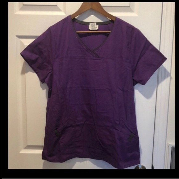 Set of thee Scrubstar” scrubs size L, pink, white, never worn, - Picture 3 of 3